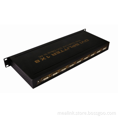 Dual-Link DVI-D 8port DVI Splitter 1X8 Distributor DVI Splitter